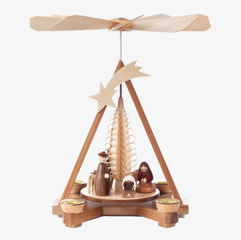 Dregeno Erzgebirge - Pyramide Klein Mit Christi Geburt,, transparent png #1854500