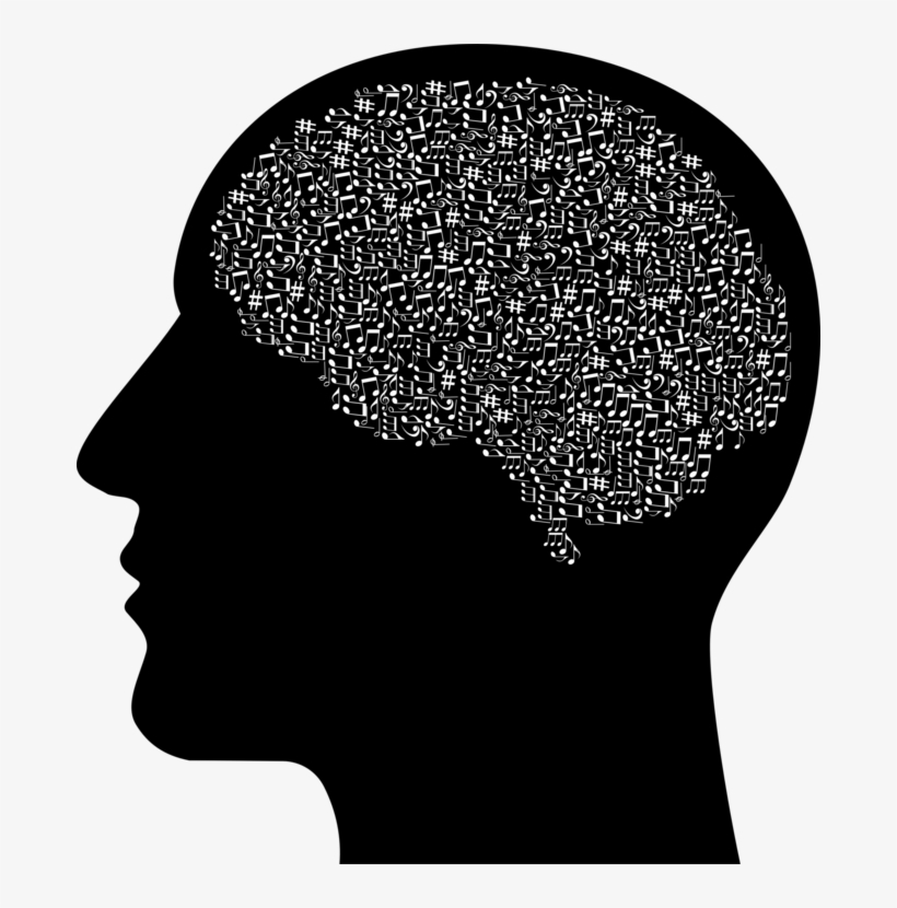 Human Brain Brain Damage Human Head Mind - Silhouette Human Head With Brain, transparent png #1854586
