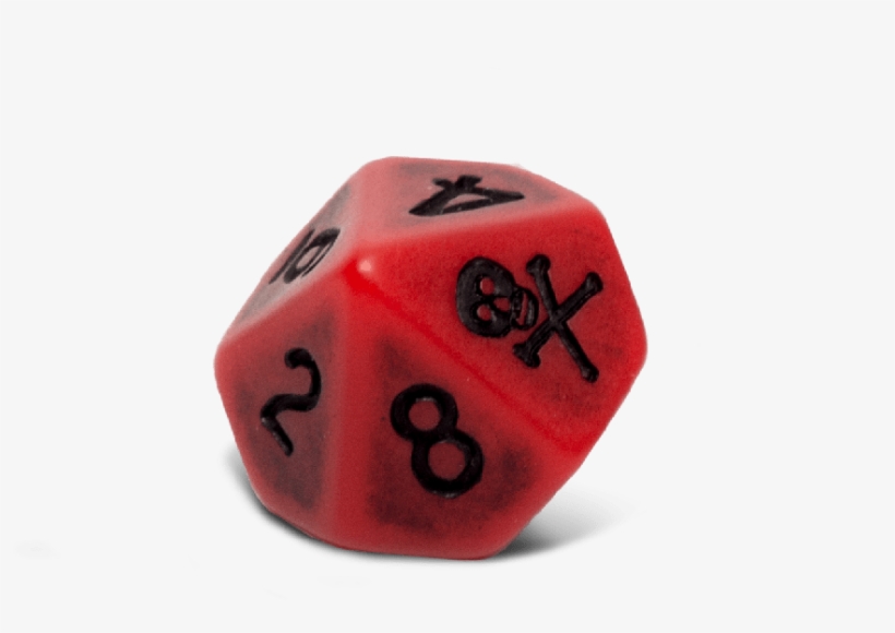 Set Of 6 Blood D10 Dice - Dice Game, transparent png #1854588