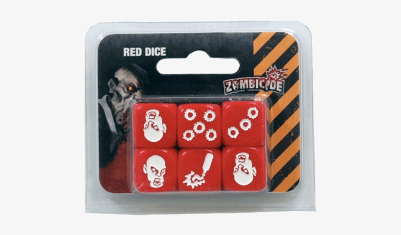 Zombicide Dice - Zombicide: Red Dice Set (6), transparent png #1854668