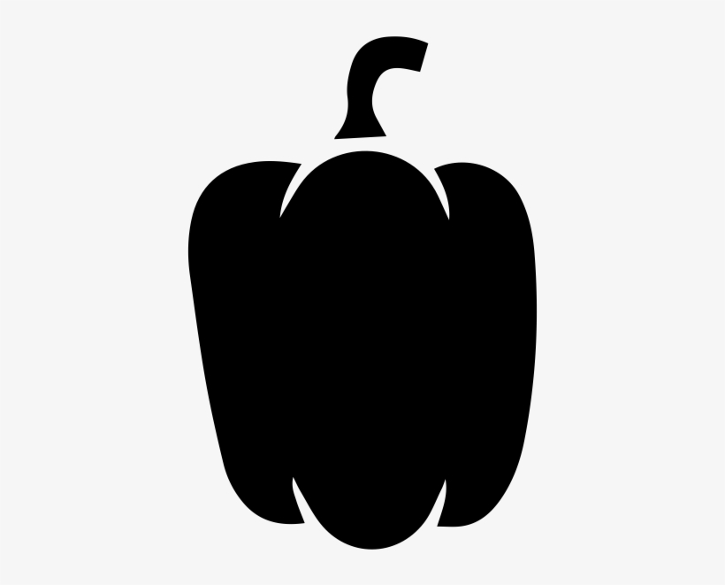 Vector Black And White Download Detoxification Food - Bell Pepper, transparent png #1854742