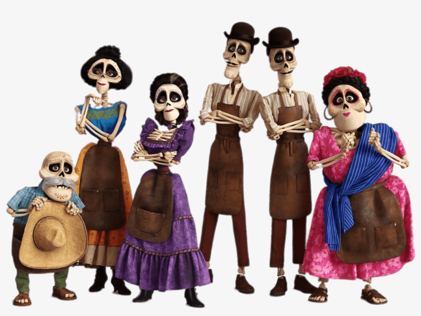 Miguel's Skeleton Family Png - Personajes De Coco La Pelicula, transparent png #1855712