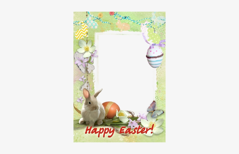 Cute Easter Bunny - Picture Frame, transparent png #1855757