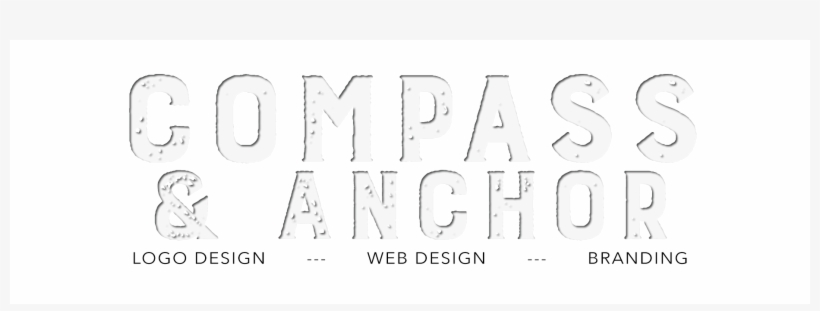 Compass And Anchor Logo White - Black-and-white, transparent png #1855994