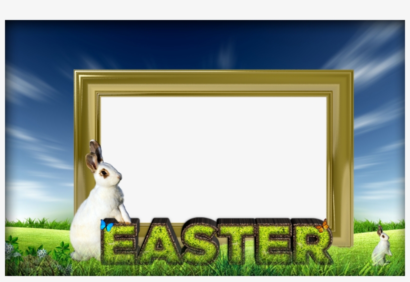 Easter Transparent Frame - Picture Frame, transparent png #1856280