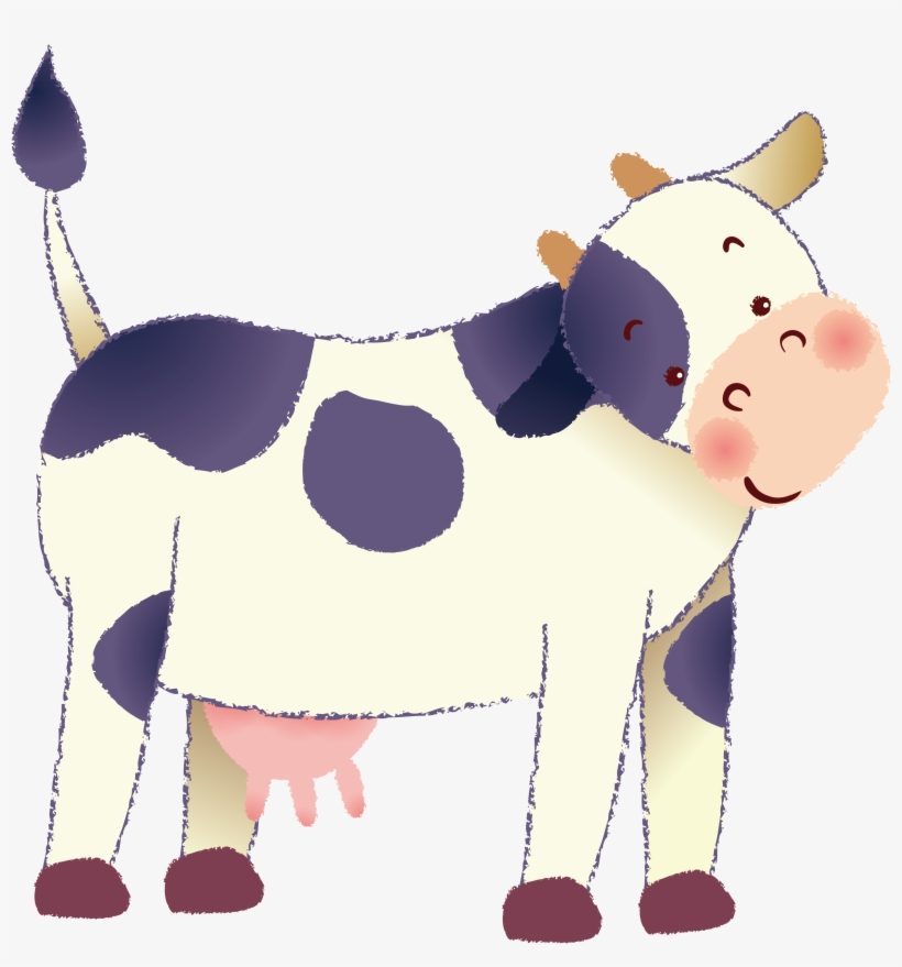 Cow Vector Png - Clip Art, transparent png #1856367