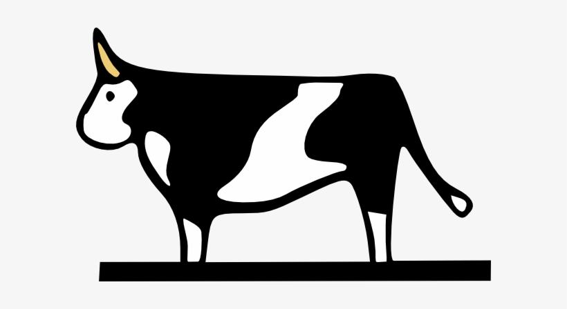 Farming Cow Clip Art Free Vector - Cartoon Beef Cow Clipart, transparent png #1856401