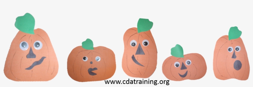 Five Little Pumpkins Cut Outs Clipart - Different Pumpkin Shapes, transparent png #1856428