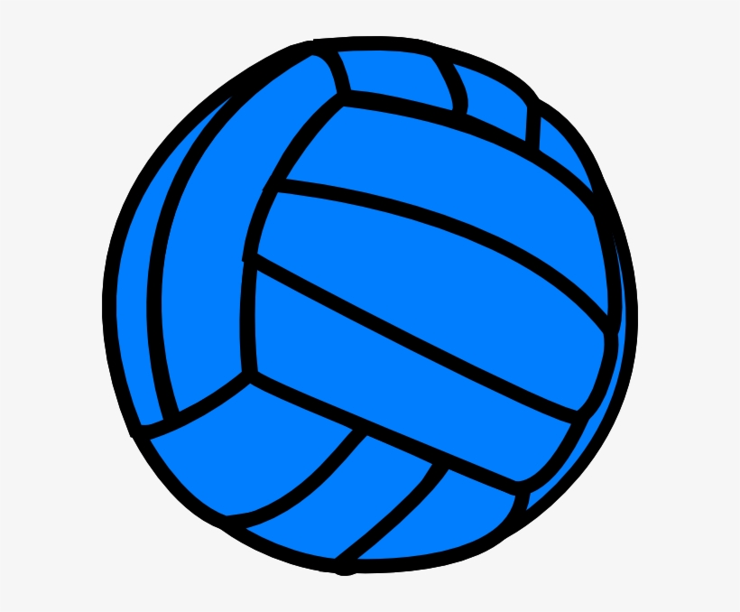 Blue Volleyball Svg Clip Arts 594 X 598 Px, transparent png #1856460
