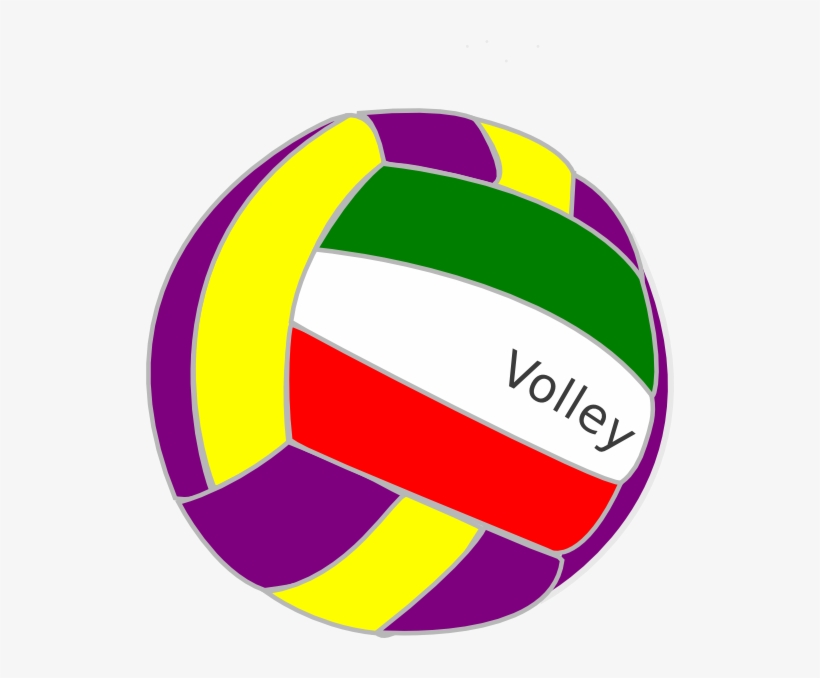How To Set Use Colorful Volleyball Clipart, transparent png #1856485