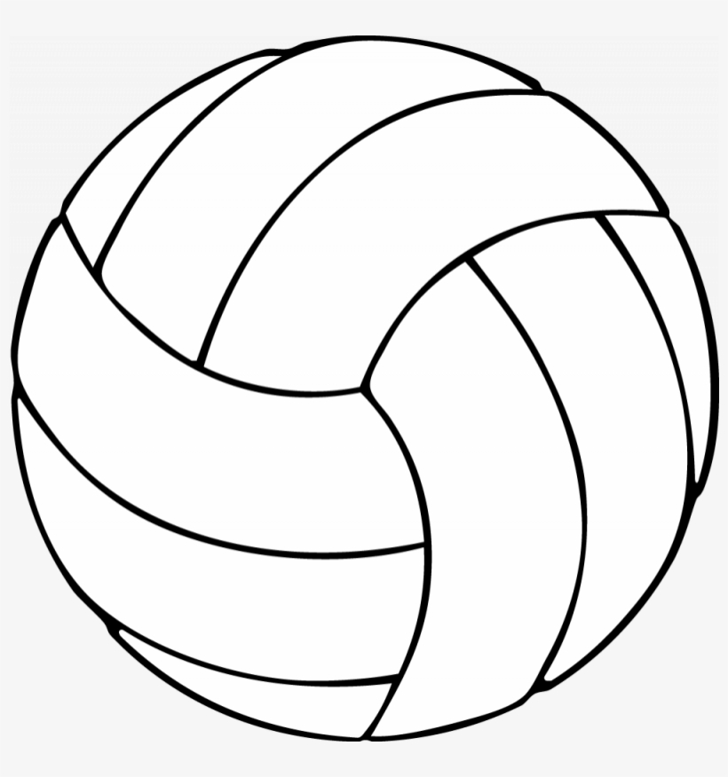 Volleyball Clipart Png - Balon De Voleibol Para Colorear, transparent png #1856569