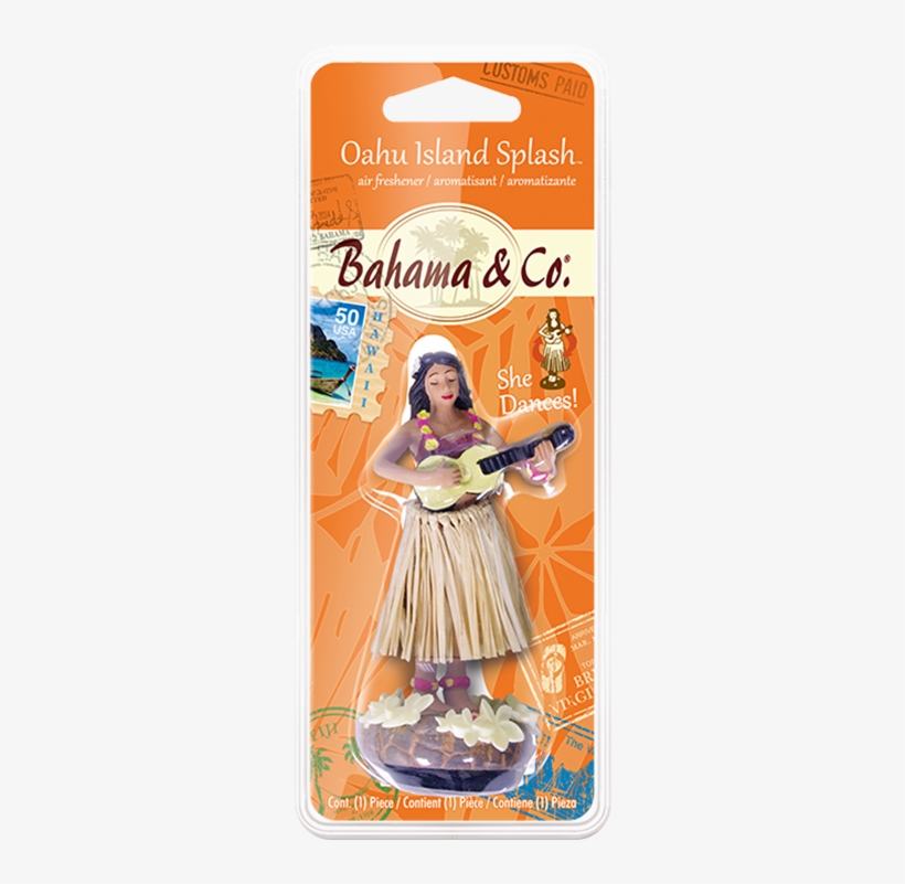 American Covers Inc Oahu Island Hula Girl Air Freshener, transparent png #1857126