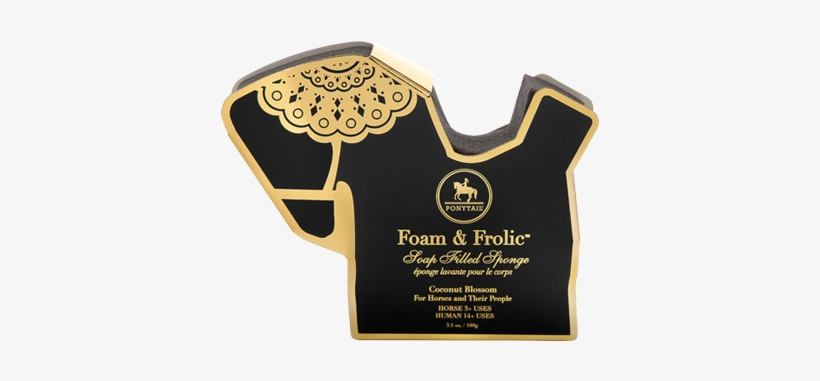 Foam & Frolic, Soap-infused Sponge - Ponytail Ponysgcb Foam And Frolic Sofilled Sponge, transparent png #1857219