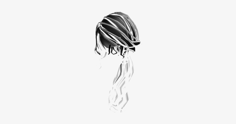 Side Ponytail Hair Roblox Sid Ponytail Free Transparent Png - white roblox free girl hair