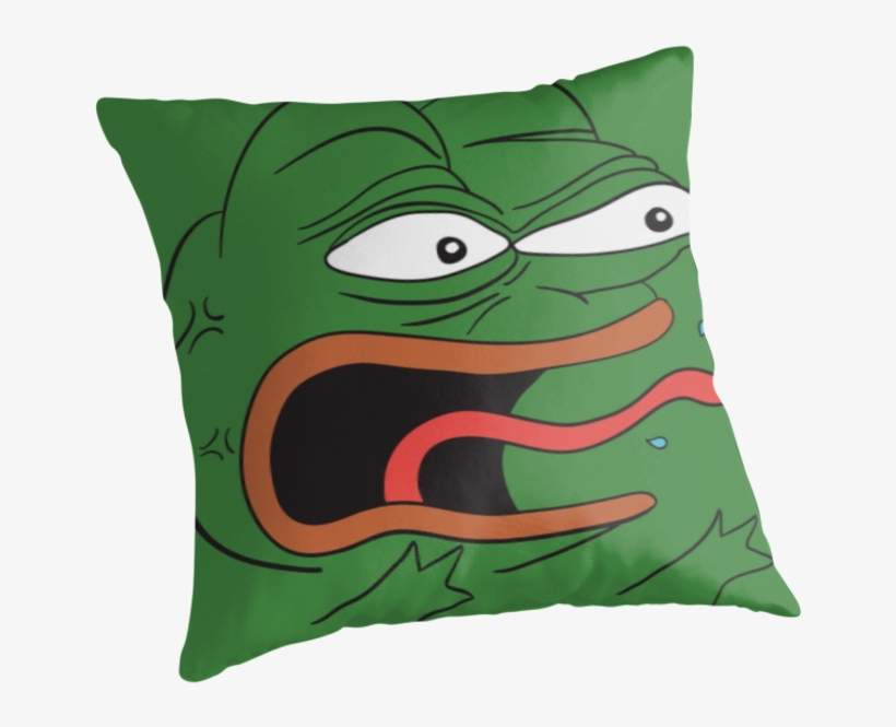 Pepe The Frog Mad Angry Raging And Screaming Reee With Tongue Out Rare Pepethefrog From Kekistan Green Background Hd High Quality Online Store Art Board Print By Iresist Redbubble