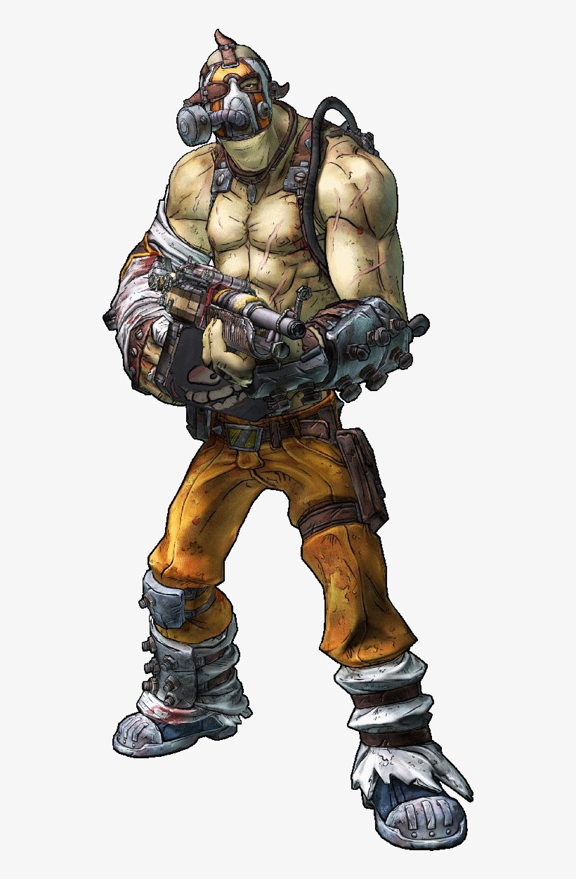 Krieg - Psycho Krieg Borderlands 2, transparent png #1857413