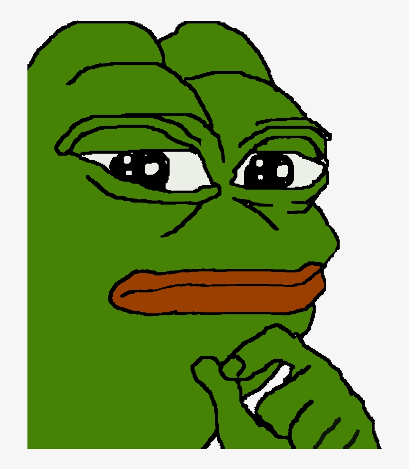 Sweating Pepe - Pepe The Frog L, transparent png #1857458