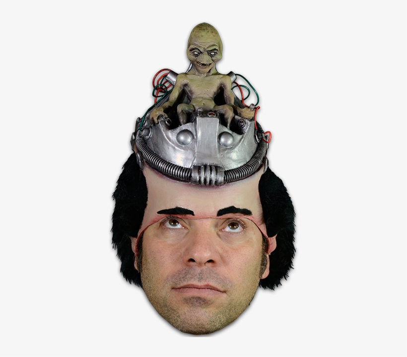 Alien Pilot Head - Alien Pilot Head Latex Mask Witn Hair, transparent png #1857505