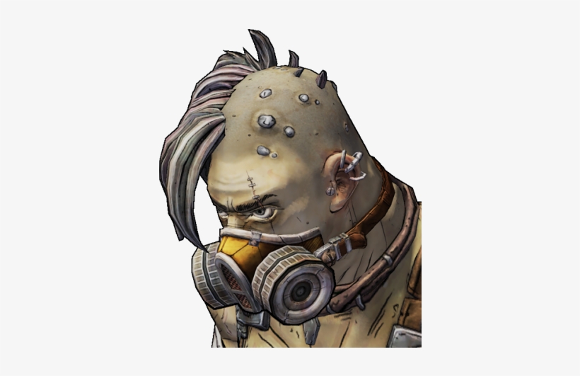 Krieg/skins - Borderlands 2 Krieg Face, transparent png #1857681