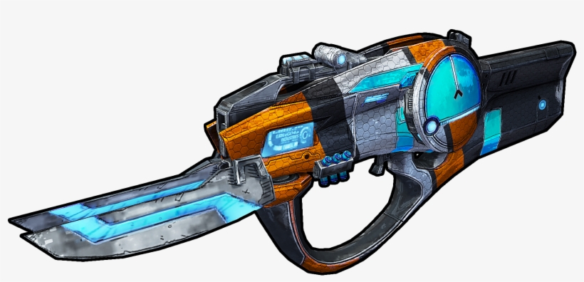 Sleek And Futuristic With A Beautiful Form - Borderlands 2 Gun Png, transparent png #1858065