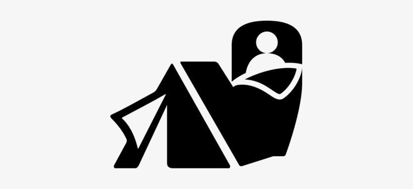 Camp Sleep Icon - Icono Camping Png, transparent png #1858143