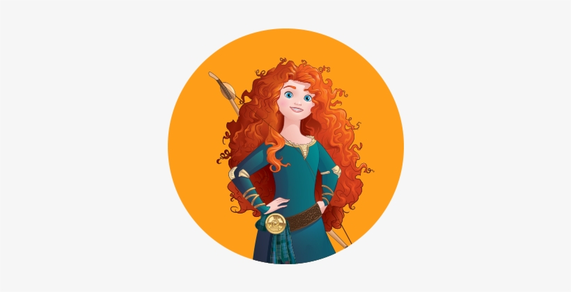 Merida Circle V=1459892511 - Ravensburger Disney Princess 4 In A Box Jigsaw Puzzle, transparent png #1858246