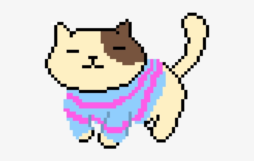 Frisk In Neko Atsume - Pixel Art, transparent png #1858486