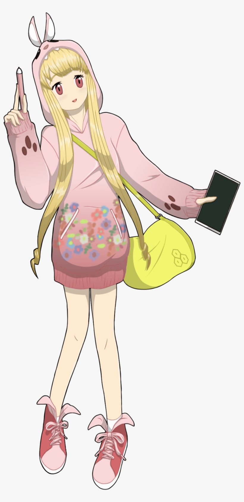 Pink - Icha - Cartoon, transparent png #1858901