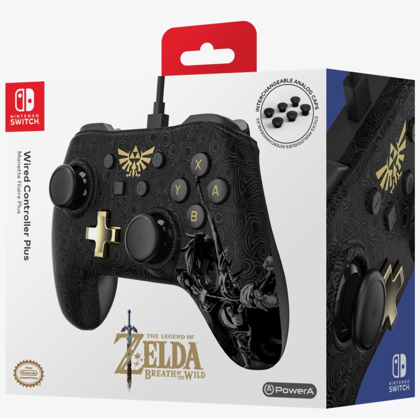 Nintendo Switch Wired Controller Plus Zelda - Super Mario Odyssey Wired Controller, transparent png #1858951