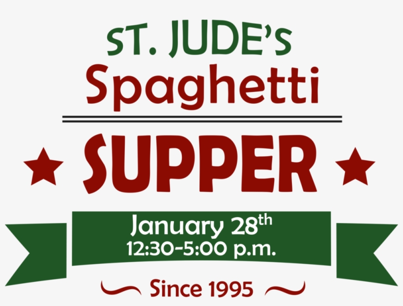 Jude Spaghetti Dinner - Graphic Design, transparent png #1859038