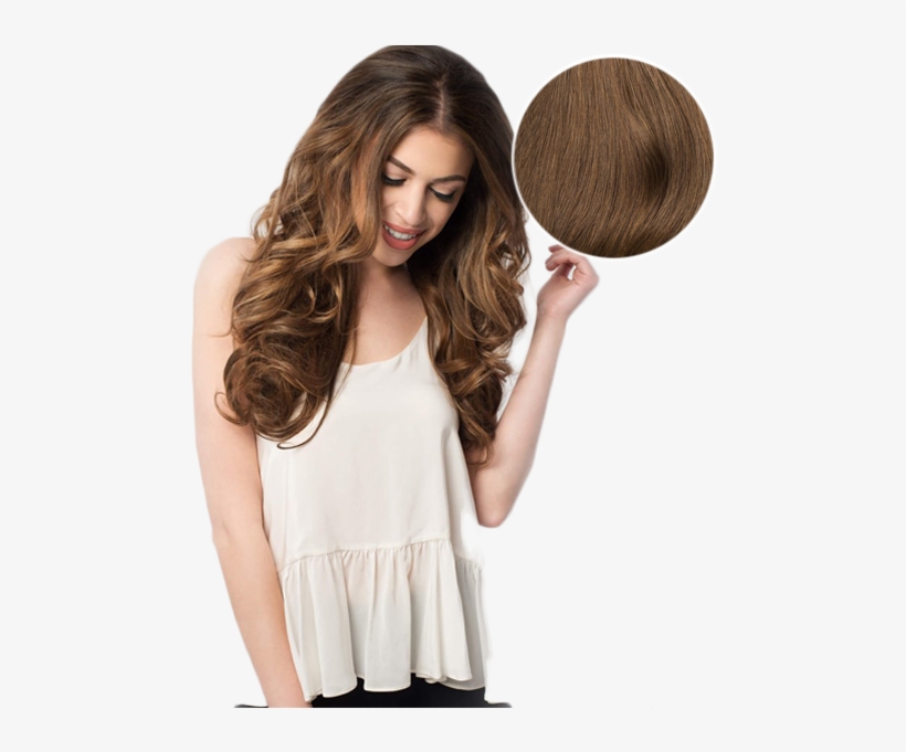 Luxy Hair Clip-in Hair Extensions Chestnut Brown | - Free Transparent PNG  Download - PNGkey