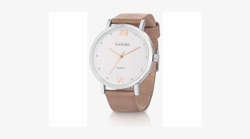 Isadora Merida Silver & Blush Image - Analog Watch, transparent png #1859443