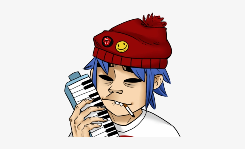3 - Gorillaz 2d Png, transparent png #1859610