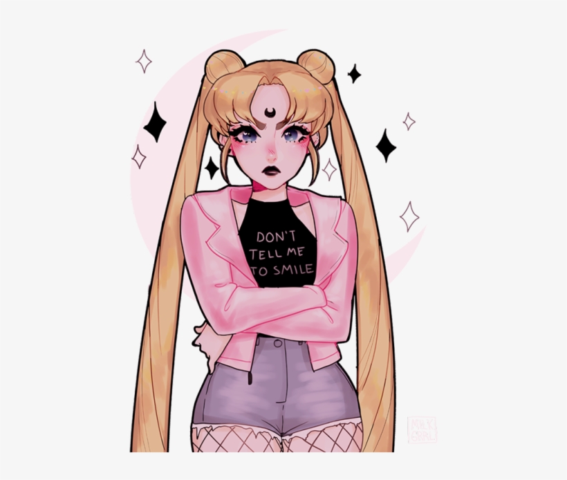 Vector Free Download Feminist Transparent Sailor Moon - Sailor Moon Fanart, transparent png #1859638