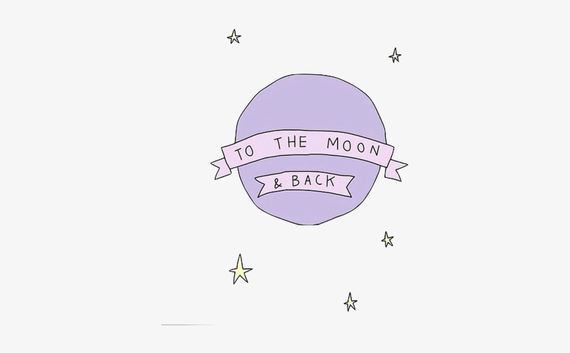 I Love You To The Moon And Back Tumblr Transparent - Moon And Back Transparent, transparent png #1859775