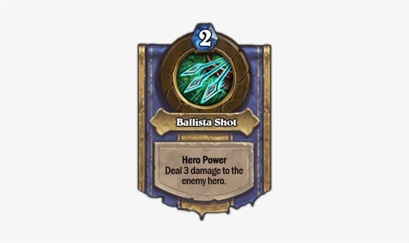 Ballistashot - Warlock Justicar Hero Power, transparent png #1860044