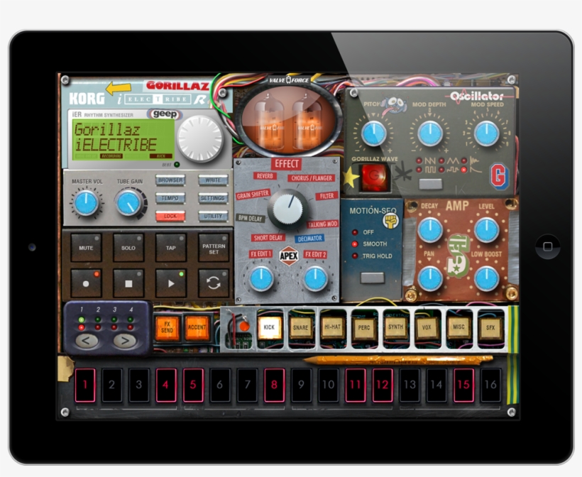 Ielectribe Gorillaz Edition - Gorillaz Korg, transparent png #1860090