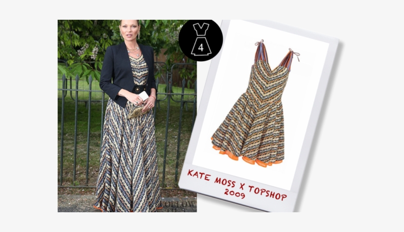 Kate Moss In Kate Moss For Topshop - Kate Moss Topshop Dress 2009, transparent png #1860509