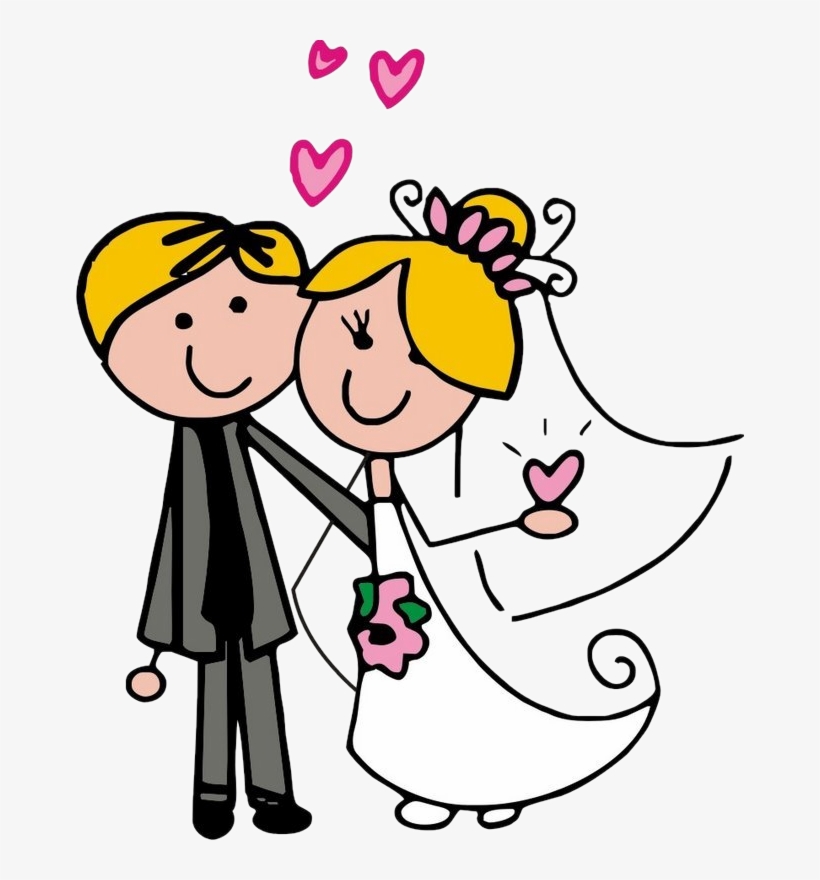 Clipart Happy Anniversary - Happy Wedding Anniversary Cartoons, transparent png #1861016