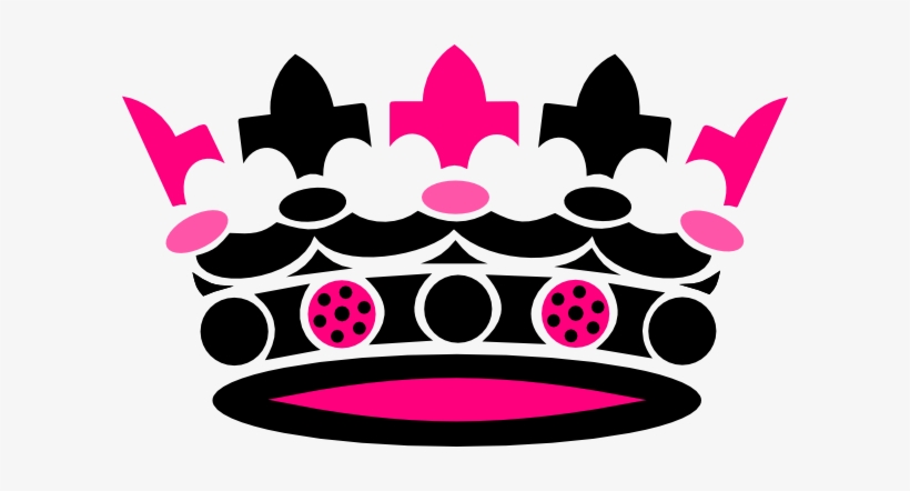 Black Crown Calm Clip Art - Keep Calm Crown Pink, transparent png #1861177