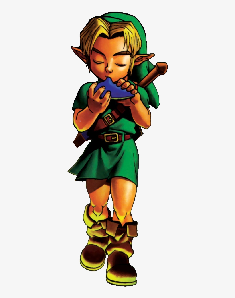 Link Ocarina Of Time Png Legend Of Zelda Ocarina Of Time Free