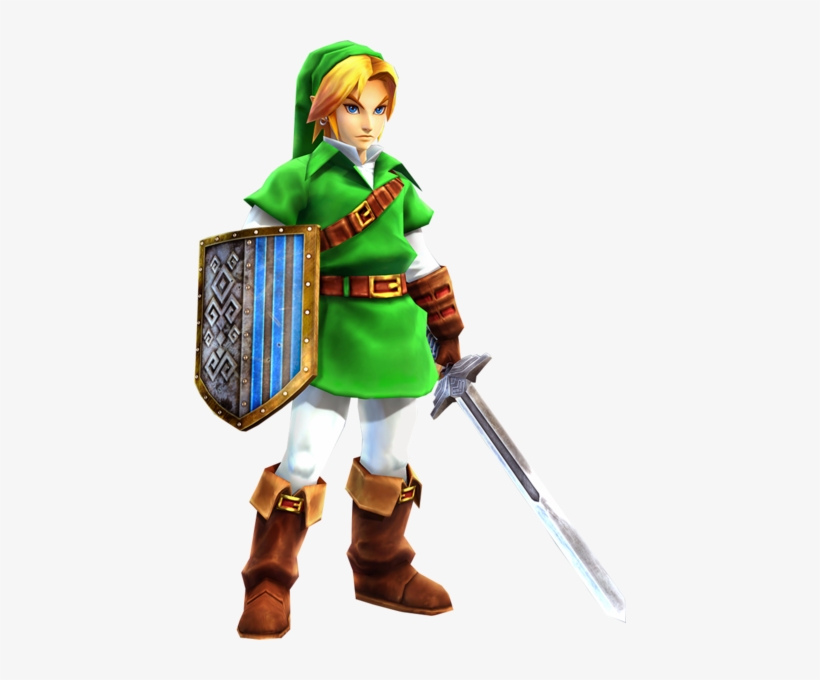 Link From Ocarina Of Time Or Majora's Mask - Link Height Ocarina Of Time, transparent png #1861371