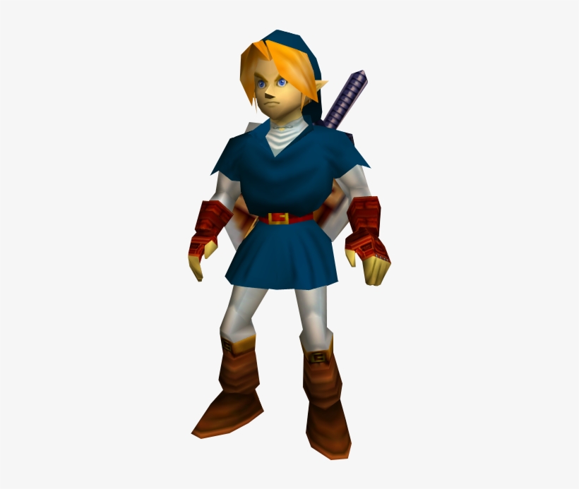 Razgriz-specter - Link Blue Tunic Ocarina Of Time, transparent png #1861495