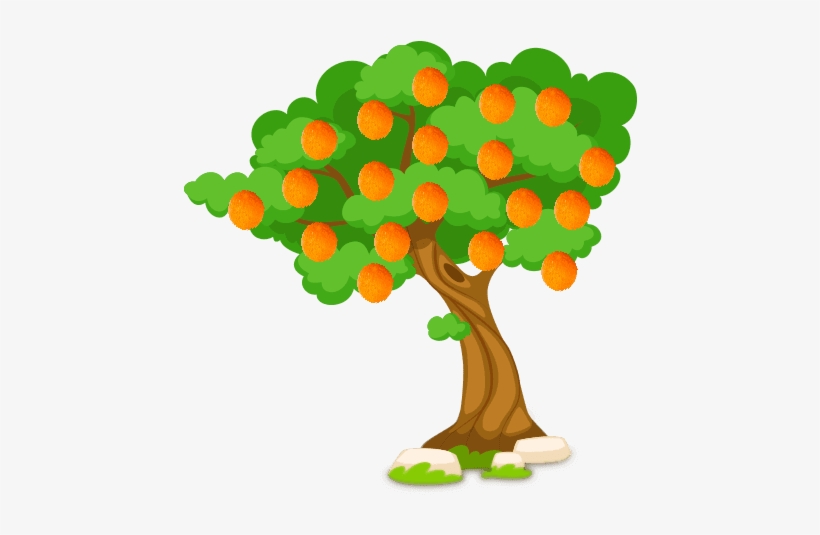 An Orange Tree Can Grow To Reach 30 Feet And Live For - Estaciones Del Año Gif, transparent png #1861551