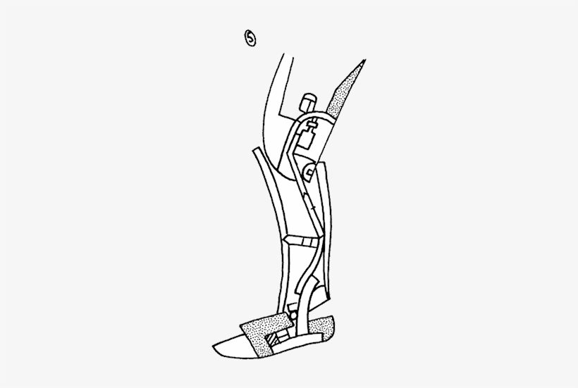 Prosthetics Extra Josh Parkin5 Hanger Leg - Line Art, transparent png #1861640
