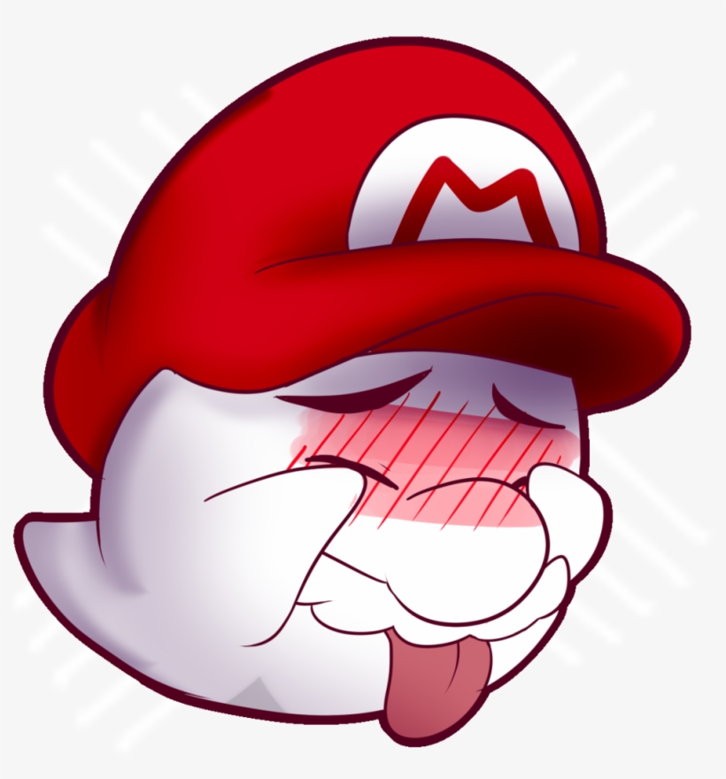 Shy Mario By Baconbloodfire Png Free Library - Boo Mario Bros, transparent png #1861726