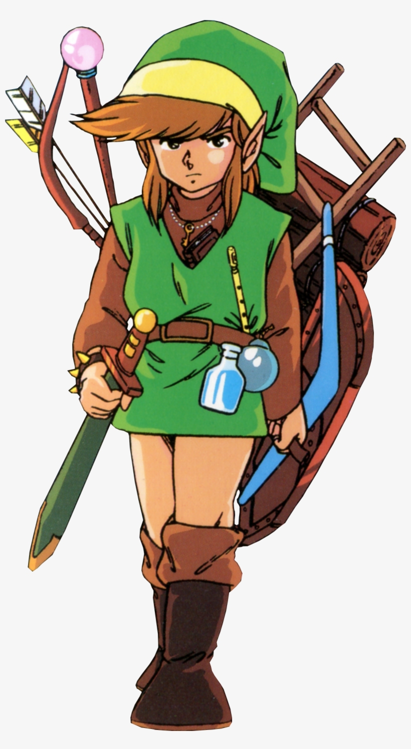 Link Must Destroy All One Hundred Of The Gold Skulltulas - Link The Legend Of Zelda 1, transparent png #1861728