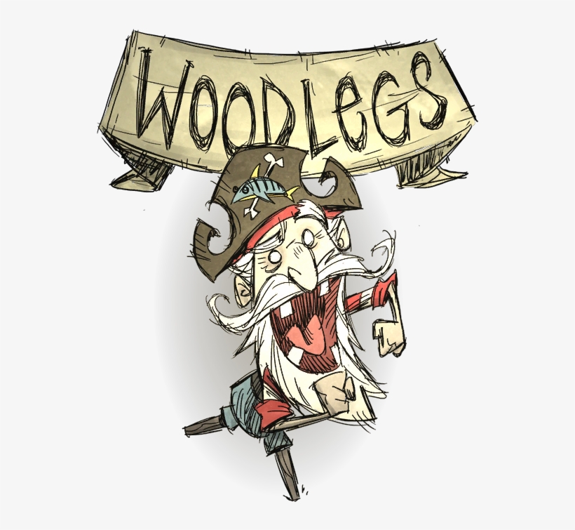 Don T Starve Together Woodlegs, transparent png #1861840