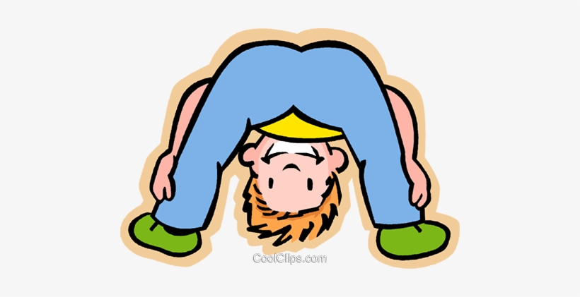 Little Boy Looking Through His Legs Royalty Free Vector - Looking Through His Legs, transparent png #1862274