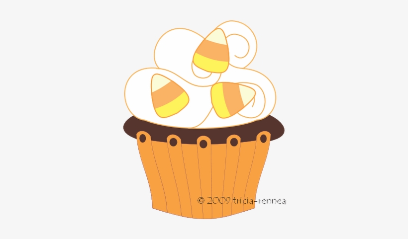 Halloween Clipart Baking - Halloween Cupcake Clip Art, transparent png #1862363